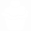 Strijkapplicatie Cupcake