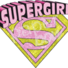Strijkapplicatie Super Girl