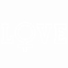 Strijkapplicatie Love Symbol