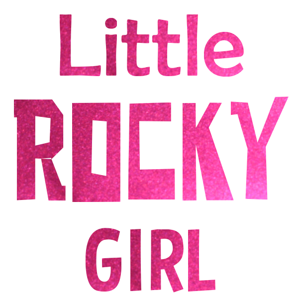 Strijkapplicatie Rocky Girl